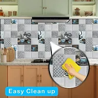 DeCorner-Wallpaper for Kitchen Waterproof | Wallpaper for Kitchen Oil Proof |Kitchen Wallpaper Size (40x200) Cm Decorations Kitchen Self Wallpaper Wall Stickers for Kitchen Wall Grey Kitchen Ketli-thumb4