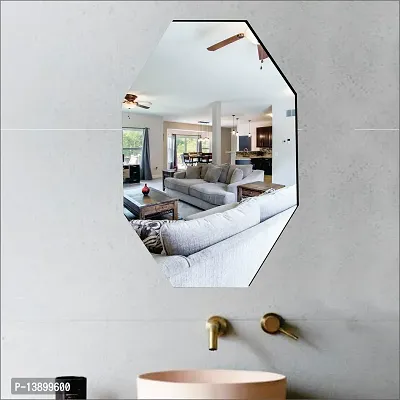 Self Adhesive Wall Mirror Stickers Big Size Frameless Mirror for Wall Stickers-thumb3