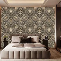 DeCorner - Self Adhesive Wallpaper for Walls (BlackGold) Extra Large Size (300x40) Cm Wall Stickers for Bedroom | Wall Stickers for Living Room | Wall Stickers for Kitchen | Pack of-1-thumb3