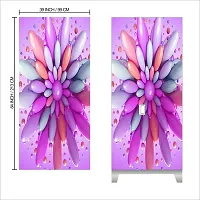 Self Adhesive Almirah Stickers, Wall Stickers, Decorative Sticker Wallpaper for Home Wardrobe Doors (CadburyGemsAlmira) PVC Vinyl Size Large (39 x 84 Inch)-thumb1