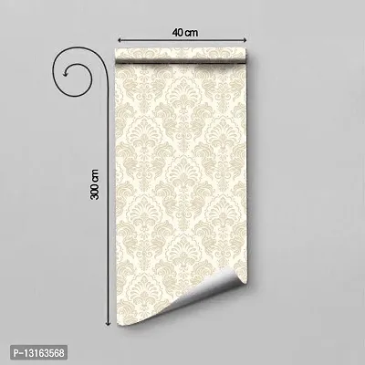 Self Adhesive Wallpapers (TruStamp) Wall Stickers Extra Large (300x40cm) for Bedroom | Livingroom | Kitchen | Hall Etc-thumb2