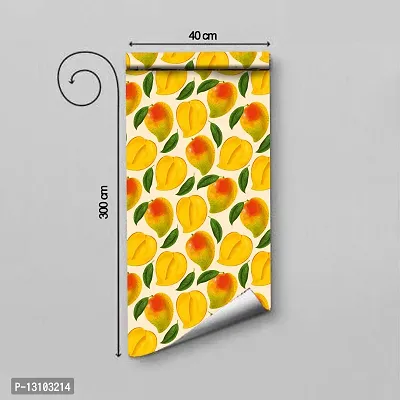 WALLWEAR - Self Adhesive Wallpaper For Walls And Wall Sticker For Home D&eacute;cor (Mango) Extra Large Size (300x40cm) 3D Wall Papers For Bedroom, Livingroom, Kitchen, Hall, Office Etc Decorations-thumb2