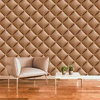 WALLWEAR - Self Adhesive Wallpaper For Walls And Wall Sticker For Home D&eacute;cor (LetherFether) Extra Large Size (300x40cm) 3D Wall Papers For Bedroom, Livingroom, Kitchen, Hall, Office Etc Decorations-thumb3