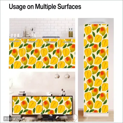 WALLWEAR - Self Adhesive Wallpaper For Walls And Wall Sticker For Home D&eacute;cor (Mango) Extra Large Size (300x40cm) 3D Wall Papers For Bedroom, Livingroom, Kitchen, Hall, Office Etc Decorations-thumb5