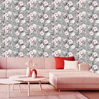 DeCorner - Self Adhesive Wallpaper for Walls (GreyRose) Extra Large Size (300x40) Cm Wall Stickers for Bedroom | Wall Stickers for Living Room | Wall Stickers for Kitchen | Pack of-1-thumb4