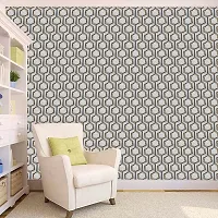 DeCorner - Self Adhesive Wallpaper for Walls (SilverMercy) Extra Large Size (300x40) Cm Wall Stickers for Bedroom | Wall Stickers for Living Room | Wall Stickers for Kitchen | Pack of-1-thumb2