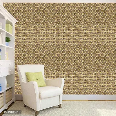 Self Adhesive Wallpapers (GoldenJali) Wall Stickers Extra Large (300x40cm) for Bedroom | Livingroom | Kitchen | Hall Etc-thumb3