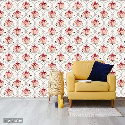 DeCorner - Self Adhesive Wallpaper for Walls (AnaarFlower) Extra Large Size (300x40) Cm Wall Stickers for Bedroom | Wall Stickers for Living Room | Wall Stickers for Kitchen | Pack of-1-thumb2