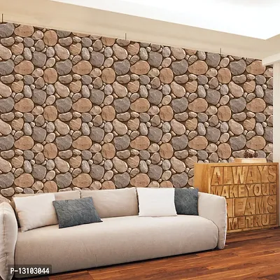 WALLWEAR - Self Adhesive Wallpaper For Walls And Wall Sticker For Home D&eacute;cor (CaveStone) Extra Large Size (300x40cm) 3D Wall Papers For Bedroom, Livingroom, Kitchen, Hall, Office Etc Decorations-thumb4