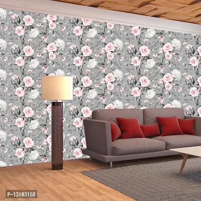 WALLWEAR - Self Adhesive Wallpaper For Walls And Wall Sticker For Home D&eacute;cor (GreyRose) Extra Large Size (300x40cm) 3D Wall Papers For Bedroom, Livingroom, Kitchen, Hall, Office Etc Decorations-thumb3