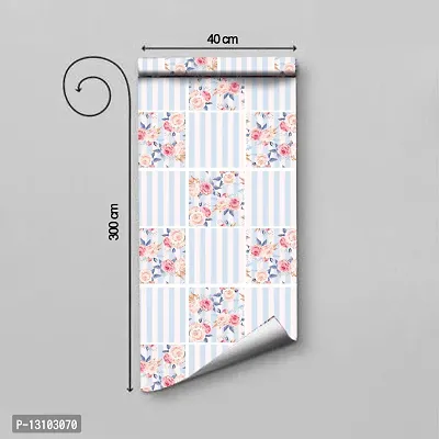 WALLWEAR - Self Adhesive Wallpaper For Walls And Wall Sticker For Home D&eacute;cor (CollageFlower) Extra Large Size (300x40cm) 3D Wall Papers For Bedroom, Livingroom, Kitchen, Hall, Office Etc Decorations-thumb2