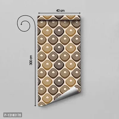 WALLWEAR - Self Adhesive Wallpaper For Walls And Wall Sticker For Home D&eacute;cor (Jalebi) Extra Large Size (300x40cm) 3D Wall Papers For Bedroom, Livingroom, Kitchen, Hall, Office Etc Decorations-thumb2