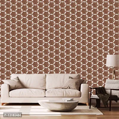 WALLWEAR - Self Adhesive Wallpaper For Walls And Wall Sticker For Home D&eacute;cor (WoodStar) Extra Large Size (300x40cm) 3D Wall Papers For Bedroom, Livingroom, Kitchen, Hall, Office Etc Decorations-thumb3