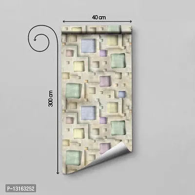 Self Adhesive Wallpapers (ChokorTakiya) Wall Stickers Extra Large (300x40cm) for Bedroom | Livingroom | Kitchen | Hall Etc-thumb2