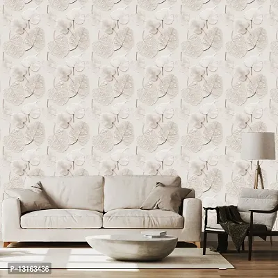 Self Adhesive Wallpapers (OldPipleLeaf) Wall Stickers Extra Large (300x40cm) for Bedroom | Livingroom | Kitchen | Hall Etc-thumb3