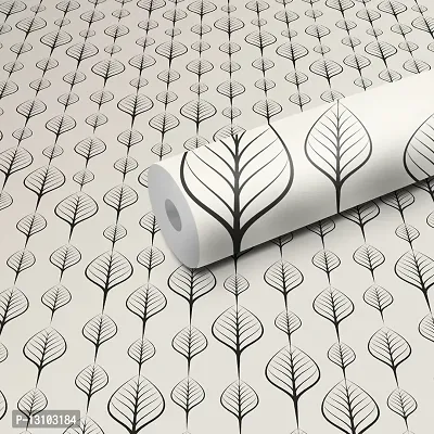 WALLWEAR - Self Adhesive Wallpaper For Walls And Wall Sticker For Home D&eacute;cor (JointLeaf) Extra Large Size (300x40cm) 3D Wall Papers For Bedroom, Livingroom, Kitchen, Hall, Office Etc Decorations