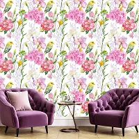 DeCorner - Self Adhesive Wallpaper for Walls (Canary Bird) Extra Large Size (300x40) Cm Wall Stickers for Bedroom | Wall Stickers for Living Room | Wall Stickers for Kitchen | Pack of-1-thumb2