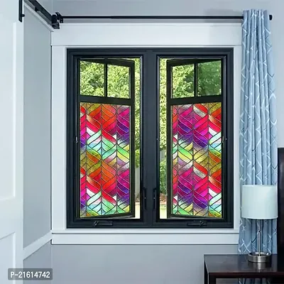 DeCorner- Self Adhesive Vinyl Window Privacy Film Decorative Stickers Large Size (60x200Cm) Glass Film Window Stickers for Home Glass Bathroom Colourful Window Sticker for Glass (B-Trans Colour)-thumb3