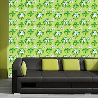 Self Adhesive Wallpapers (3DGreenLeaf) Wall Stickers Extra Large (300x40cm) for Bedroom | Livingroom | Kitchen | Hall Etc-thumb3