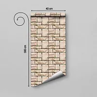 DeCorner - Self Adhesive Wallpaper for Walls (BigStoneGrass) Extra Large Size (300x40) Cm Wall Stickers for Bedroom | Wall Stickers for Living Room | Wall Stickers for Kitchen | Pack of-1-thumb2