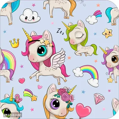 Self Adhesive Wallpapers (BabyUnicorn) Wall Stickers Extra Large (300x40cm) for Bedroom | Livingroom | Kitchen | Hall Etc-thumb0