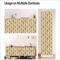 Self Adhesive Wallpapers (WhiteDrop) Wall Stickers Extra Large (300x40cm) for Bedroom | Livingroom | Kitchen | Hall Etc-thumb4