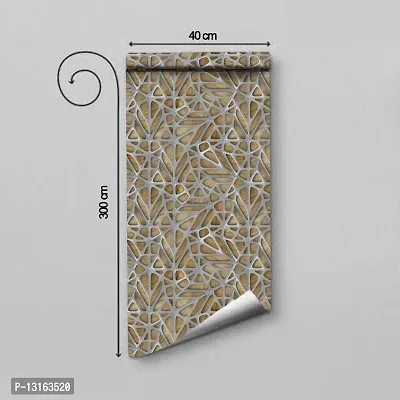 Self Adhesive Wallpapers (SilverJangla) Wall Stickers Extra Large (300x40cm) for Bedroom | Livingroom | Kitchen | Hall Etc-thumb2