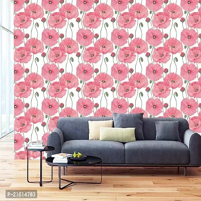 DeCorner - Self Adhesive Wallpaper for Walls (Botanical Flower) Extra Large Size (300x40) Cm Wall Stickers for Bedroom | Wall Stickers for Living Room | Wall Stickers for Kitchen | Pack of-1-thumb4