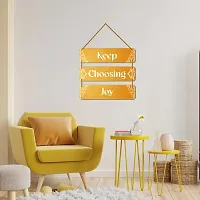 DeCorner Decorative Wooden Printed all Hanger | Wall Decor for Living Room | Wall Hangings for Home Decoration | Bedroom Wall Decor | Wooden Wall Hangings Home.(Keep Choosing Joy)-thumb4