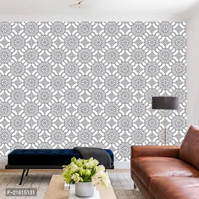 DeCorner - Self Adhesive Wallpaper for Walls (GeometricPhool) Extra Large Size (300x40) Cm Wall Stickers for Bedroom | Wall Stickers for Living Room | Wall Stickers for Kitchen | Pack of-1-thumb3