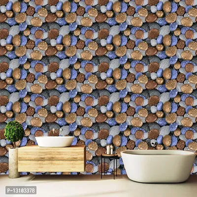 WALLWEAR - Self Adhesive Wallpaper For Walls And Wall Sticker For Home D&eacute;cor (WaterBall) Extra Large Size (300x40cm) 3D Wall Papers For Bedroom, Livingroom, Kitchen, Hall, Office Etc Decorations-thumb4