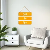 DeCorner Decorative Wooden Printed all Hanger | Wall Decor for Living Room | Wall Hangings for Home Decoration | Bedroom Wall Decor | Wooden Wall Hangings Home.(Just Be You)-thumb2