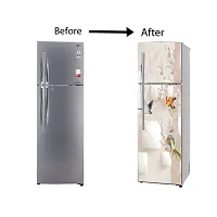 Self Adhesive Fridge Sticker Single/Double Door Full Size (160x60) Cm Fridge Stickers | Refrigerator Wall Stickers for Kitchen Decoration | Sticker for Fridge Door (SparrowWorld)-thumb4