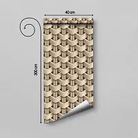 WALLWEAR - Self Adhesive Wallpaper For Walls And Wall Sticker For Home D&eacute;cor (Manji) Extra Large Size (300x40cm) 3D Wall Papers For Bedroom, Livingroom, Kitchen, Hall, Office Etc Decorations-thumb1