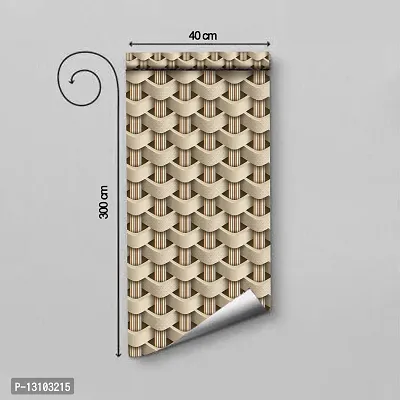 WALLWEAR - Self Adhesive Wallpaper For Walls And Wall Sticker For Home D&eacute;cor (Manji) Extra Large Size (300x40cm) 3D Wall Papers For Bedroom, Livingroom, Kitchen, Hall, Office Etc Decorations-thumb2