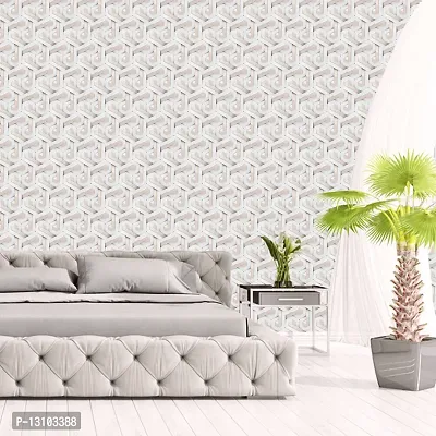 WALLWEAR - Self Adhesive Wallpaper For Walls And Wall Sticker For Home D&eacute;cor (WhiteMaze) Extra Large Size (300x40cm) 3D Wall Papers For Bedroom, Livingroom, Kitchen, Hall, Office Etc Decorations-thumb3