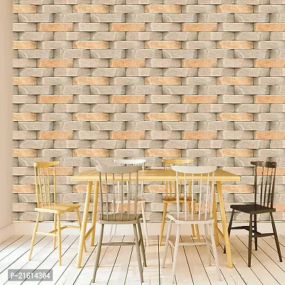 DeCorner - Self Adhesive Wallpaper for Walls (TempleStone) Extra Large Size (300x40) Cm Wall Stickers for Bedroom | Wall Stickers for Living Room | Wall Stickers for Kitchen | Pack of-1-thumb3