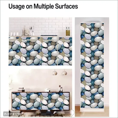 WALLWEAR - Self Adhesive Wallpaper For Walls And Wall Sticker For Home D&eacute;cor (MultiMarble) Extra Large Size (300x40cm) 3D Wall Papers For Bedroom, Livingroom, Kitchen, Hall, Office Etc Decorations-thumb5