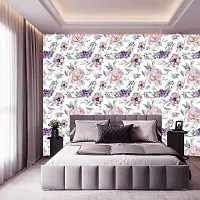 DeCorner - Self Adhesive Wallpaper for Walls (Bengani Fool) Extra Large Size (300x40) Cm Wall Stickers for Bedroom | Wall Stickers for Living Room | Wall Stickers for Kitchen | Pack of-1-thumb4