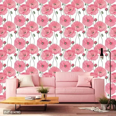 DeCorner - Self Adhesive Wallpaper for Walls (Botanical Flower) Extra Large Size (300x40) Cm Wall Stickers for Bedroom | Wall Stickers for Living Room | Wall Stickers for Kitchen | Pack of-1-thumb3