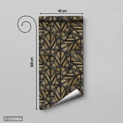 WALLWEAR - Self Adhesive Wallpaper For Walls And Wall Sticker For Home D&eacute;cor (BrownJangla) Extra Large Size (300x40cm) 3D Wall Papers For Bedroom, Livingroom, Kitchen, Hall, Office Etc Decorations-thumb2