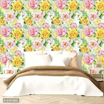 DeCorner - Self Adhesive Wallpaper for Walls (Blossom Flower) Extra Large Size (300x40) Cm Wall Stickers for Bedroom | Wall Stickers for Living Room | Wall Stickers for Kitchen | Pack of-1-thumb5