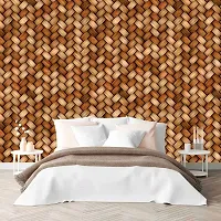 DeCorner - Self Adhesive Wallpaper for Walls (WoodenMatt) Extra Large Size (300x40) Cm Wall Stickers for Bedroom | Wall Stickers for Living Room | Wall Stickers for Kitchen | Pack of-1-thumb3