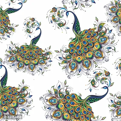 Self Adhesive Wallpapers (Peacock) Wall Stickers Extra Large (300x40cm) for Bedroom | Livingroom | Kitchen | Hall Etc