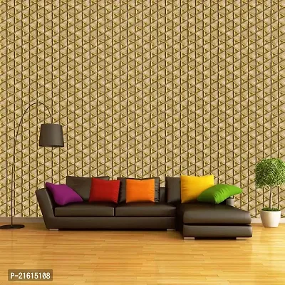 DeCorner - Self Adhesive Wallpaper for Walls (GoldenTikona) Extra Large Size (300x40) Cm Wall Stickers for Bedroom | Wall Stickers for Living Room | Wall Stickers for Kitchen | Pack of-1-thumb4