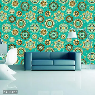 DeCorner - Self Adhesive Wallpaper for Walls (CreativeGreen) Extra Large Size (300x40) Cm Wall Stickers for Bedroom | Wall Stickers for Living Room | Wall Stickers for Kitchen | Pack of-1-thumb4