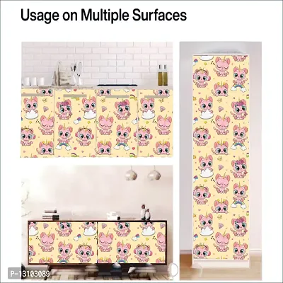 WALLWEAR - Self Adhesive Wallpaper For Walls And Wall Sticker For Home D&eacute;cor (CuteKitty) Extra Large Size (300x40cm) 3D Wall Papers For Bedroom, Livingroom, Kitchen, Hall, Office Etc Decorations-thumb5