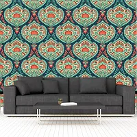WALLWEAR - Self Adhesive Wallpaper For Walls And Wall Sticker For Home D&eacute;cor (JaipurTextureBlue) Extra Large Size (300x40cm) 3D Wall Papers For Bedroom, Livingroom, Kitchen, Hall, Office Etc Decorations-thumb3