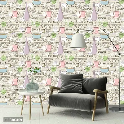 WALLWEAR - Self Adhesive Wallpaper For Walls And Wall Sticker For Home D&eacute;cor (HomeKitchen) Extra Large Size (300x40cm) 3D Wall Papers For Bedroom, Livingroom, Kitchen, Hall, Office Etc Decorations-thumb4