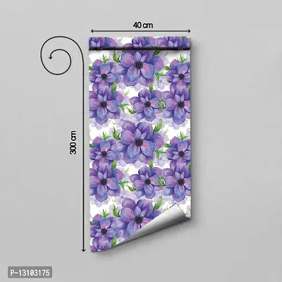 WALLWEAR - Self Adhesive Wallpaper For Walls And Wall Sticker For Home D&eacute;cor (JaamuniFlower) Extra Large Size (300x40cm) 3D Wall Papers For Bedroom, Livingroom, Kitchen, Hall, Office Etc Decorations-thumb2